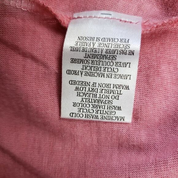 Others Follow Blush Rose Lace Open Back V-Neck Long Sleeve Top Womens Size Large - Picture 11 of 12